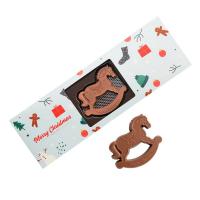 SET OF CHOCOLATES MINI ROCKING HORSES 3 PIECES