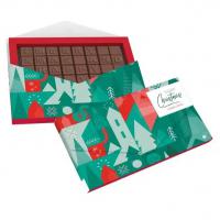 SET OF CHOCOLATES CHOCO TEXT 4 LINES IN ENVELOPE SEPARATE XMAS
