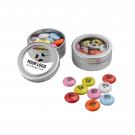 CHOCOLATE LENTILS WITH PRINT BRAND ME! TIN
