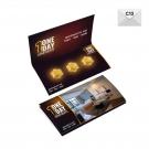 SET OF CHOCOLATES 3 STARS ENVELOPE