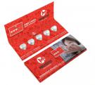 SET OF CHOCOLATES 5 HEARTS ENVELOPE
