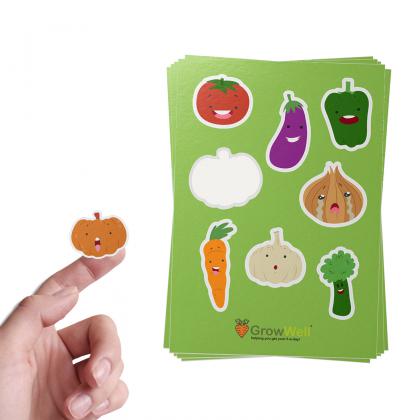 Paper Stickers - kiss cut shapes Paper Stickers - kiss cut shapes