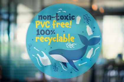 Recyclable Window Stickers (PET)