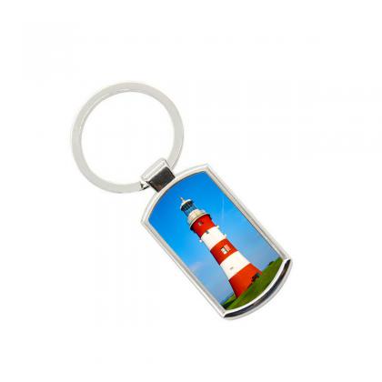 Metal Keyring - Rectangle - 79mm x 33mm