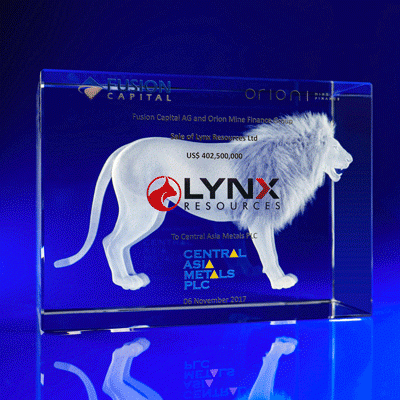 Crystal Glass Rectangle Paperweight