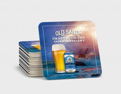 Beermats - paper laminated - 90mm diameter - 1 side