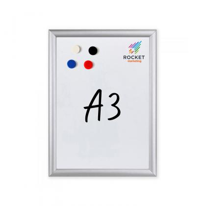 Framed Magnetic Drywipe Boards - A3