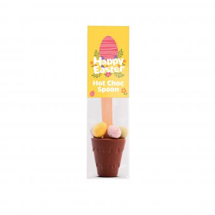 Easter - Info Card - Hot Choc Spoon with Speckled Eggs
