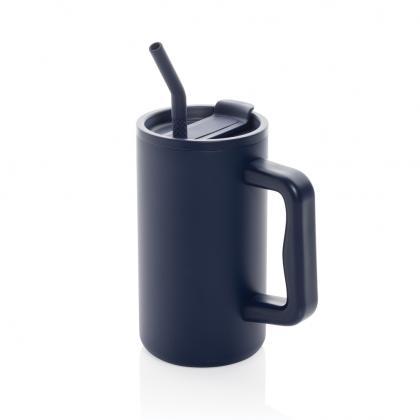 Cube RCS certified recycled steel mug 800ml