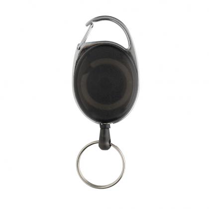 RCS recycled ABS roller clip keychain