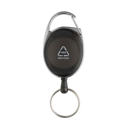 RCS recycled ABS roller clip keychain