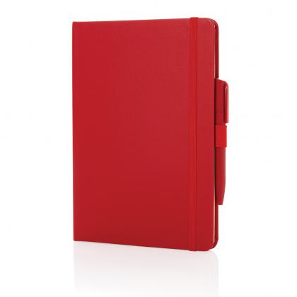 Sam A5 RCS certified bonded leather classic notebook