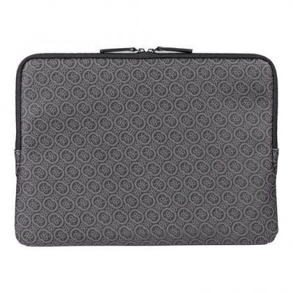 Logomania Grey Laptop Sleeve By Cerruti