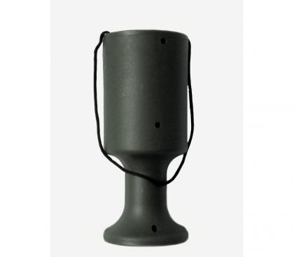 Dark Green Handheld Charity Collection Money Tin/Pot/Box