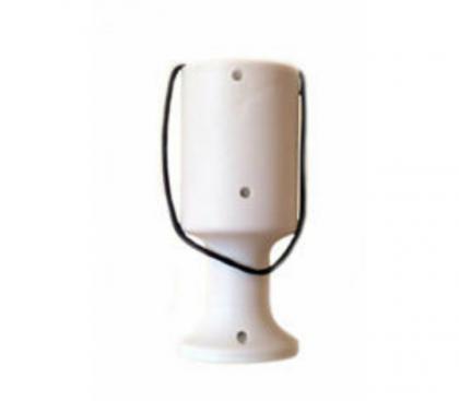 White Handheld Charity Collection Money Tin/Pot/Box