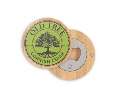 Magnetic Bottle Opener - Wooden