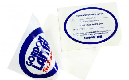 Double Sided Vinyl Window Sticker