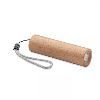 Lite - Beech Wood Rechargeable Torch  Mo2137-40