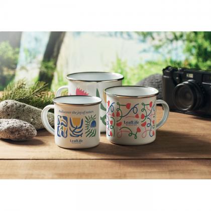 Plateado S - Enamel Sublimation Mug 200ml