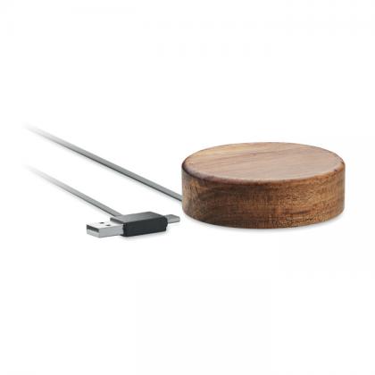 Acaless - Wireless Charger In Acacia 15w