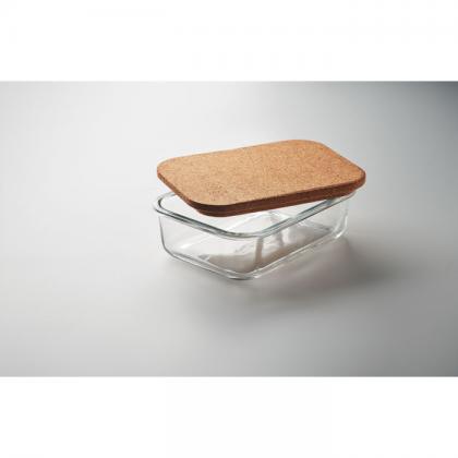 CANOA - Glass lunch box with cork lid