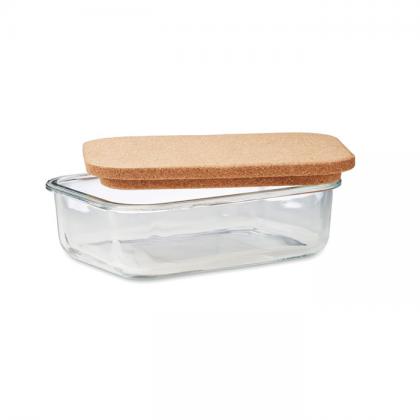 CANOA - Glass lunch box with cork lid