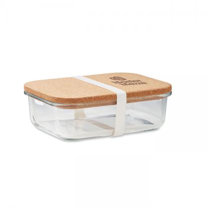 CANOA - Glass lunch box with cork lid