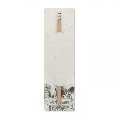 Penseed - Natural Pencil In Seeded Pouch