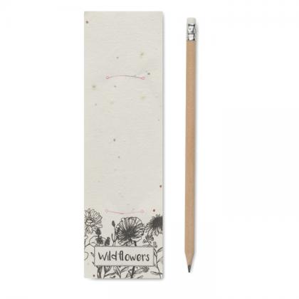 Penseed - Natural Pencil In Seeded Pouch
