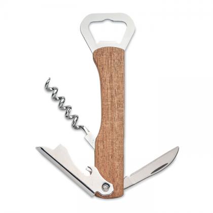 Wool - 3 In 1 Bamboo Bottle Opener