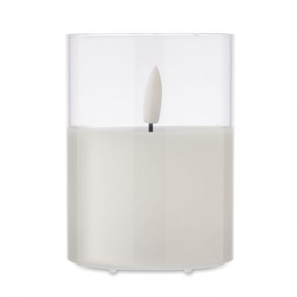 Xandle+ - Led Wax Candle In Glass Holder