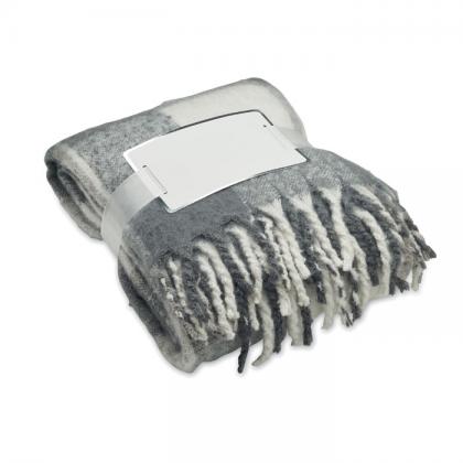 Quet - Chequered Mohair Blanket