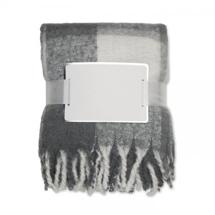 Quet - Chequered Mohair Blanket