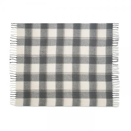 Quet - Chequered Mohair Blanket