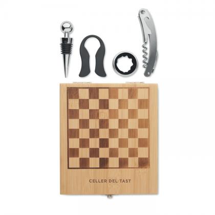 Chesset - Chess Board Wine Set