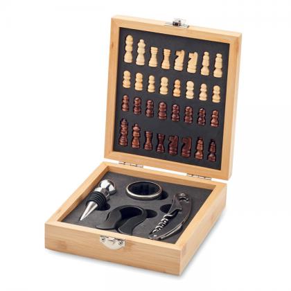 Chesset - Chess Board Wine Set