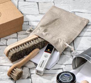 465 Pure Nature Shoe care kit in linen bag