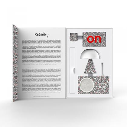 Gift Set- Lexon x Keith Haring - Love - White