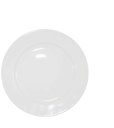 Rimmed Plate 8"