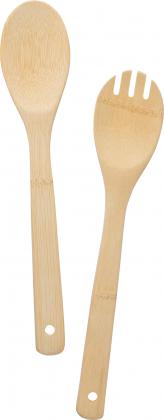 Bamboo salad cutlery