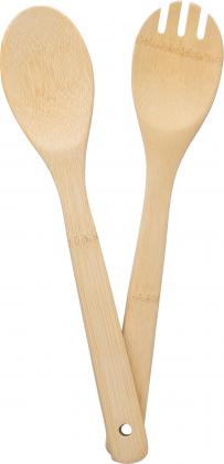Bamboo salad cutlery