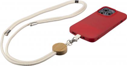 Cotton phone lanyard