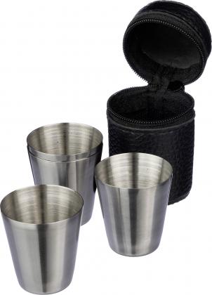 Stainless steel shot glasses (4pc)