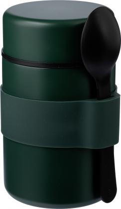 Stainless steel double walled lunch pot