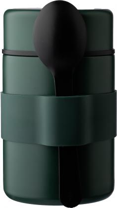 Stainless steel double walled lunch pot