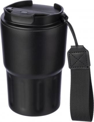 Stainless steel double walled travel mug (320ml)