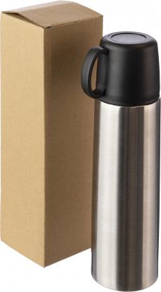 Stainless steel double walled flask (500ml) Stainless steel double walled flask (500ml)