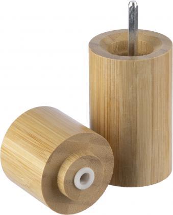 Bamboo spice mill