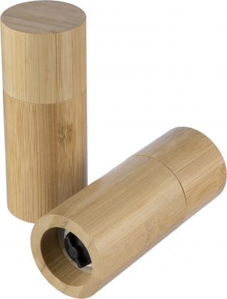 Bamboo spice mill set (2pc)
