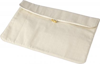 Cotton laptop pouch